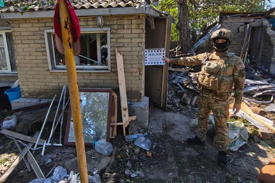 В ДНР показали последствия атак ВСУ ударными дронами по Макеевке 27 августа. Фото: Управление по документированию военных преступлений Украины Администрации Главы и Правительства ДНР