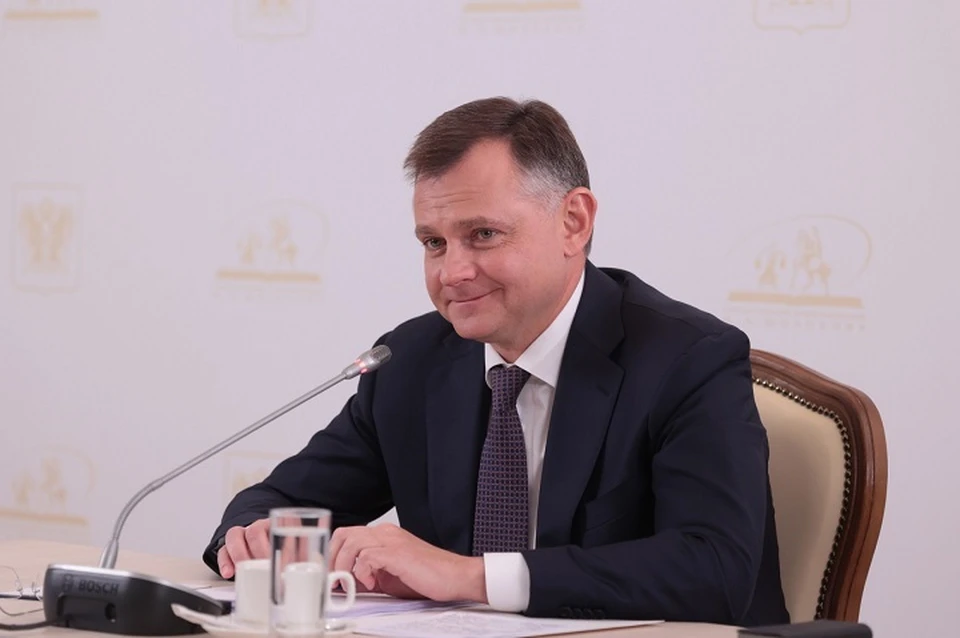 Глава Ростовской области Юрий Слюсарь провел большую пресс-конференцию. Фото: Пресс-служба губернатора Ростовской области.