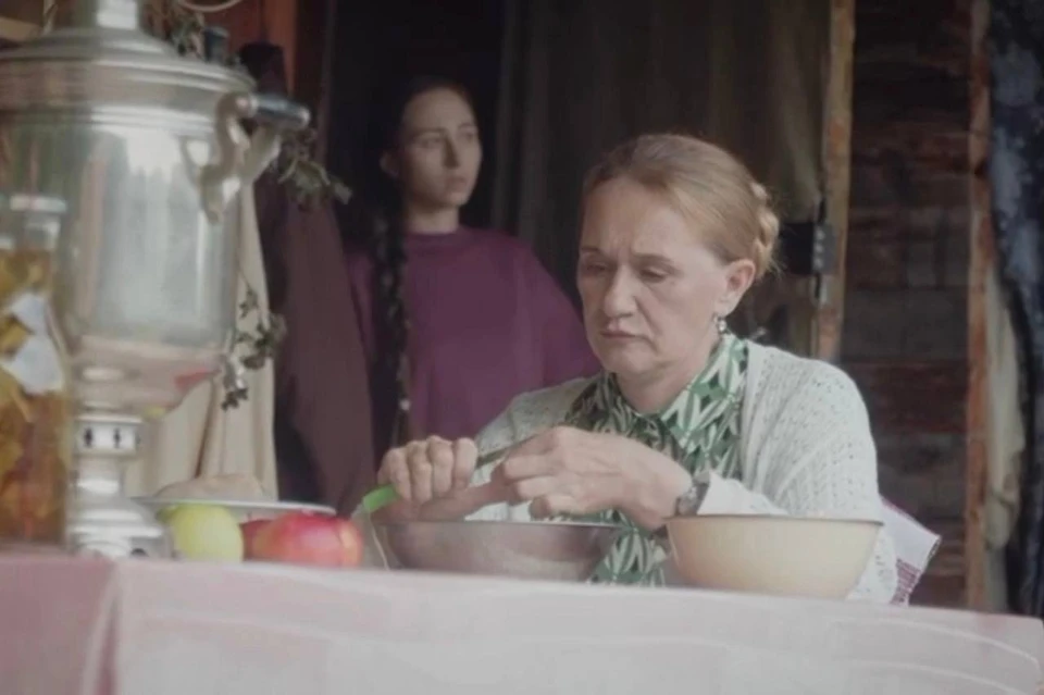 Елена Половинкина. Фото из личного архива со съемок сериала «Ронин»