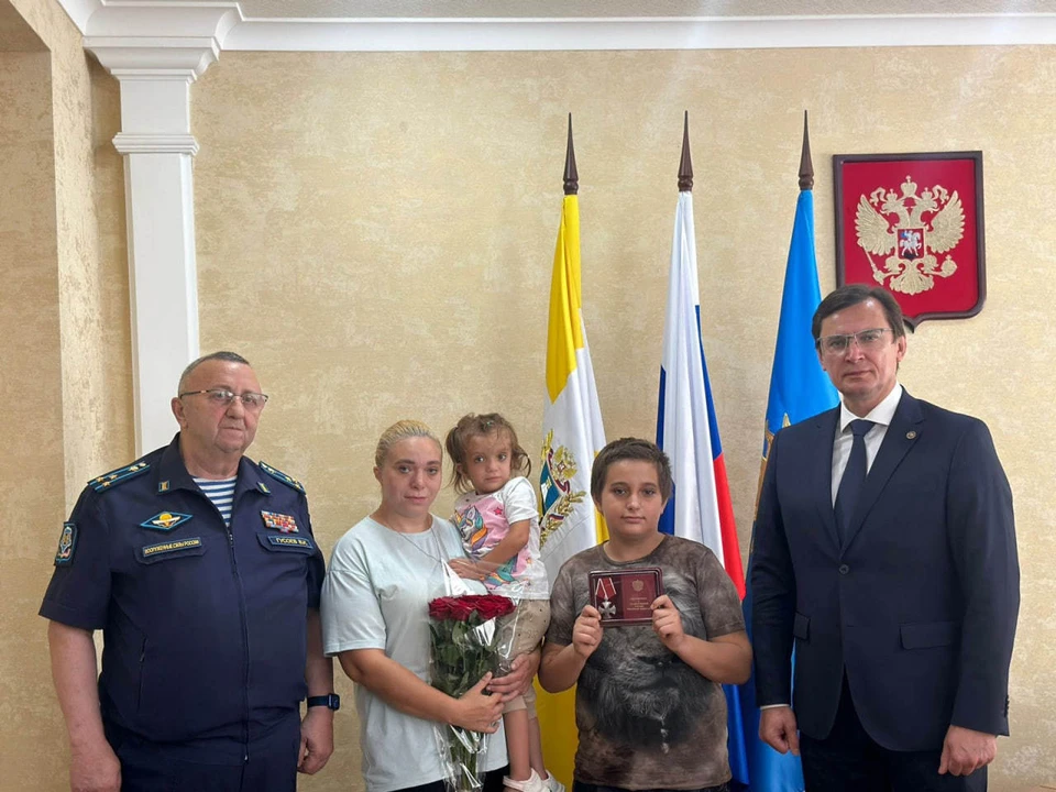 В Кисловодске орденом мужества посмертно наградили бойца спецоперации. Фото: администрация Кисловодска