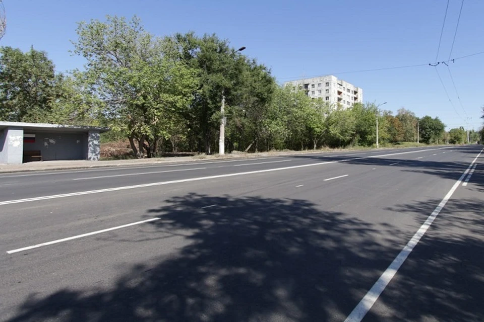 В Макеевке с опережением графика восстановили более 55 километров дорог. Фото: Служба автомобильных дорог Донбасса