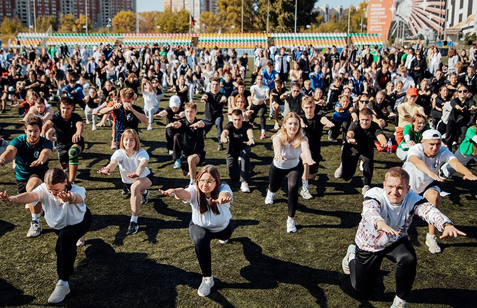 Молодежный фитнес-фестиваль «Спортивный Нижний» прошел в Нижнем Новгороде. ФОТО: Мининский университет.