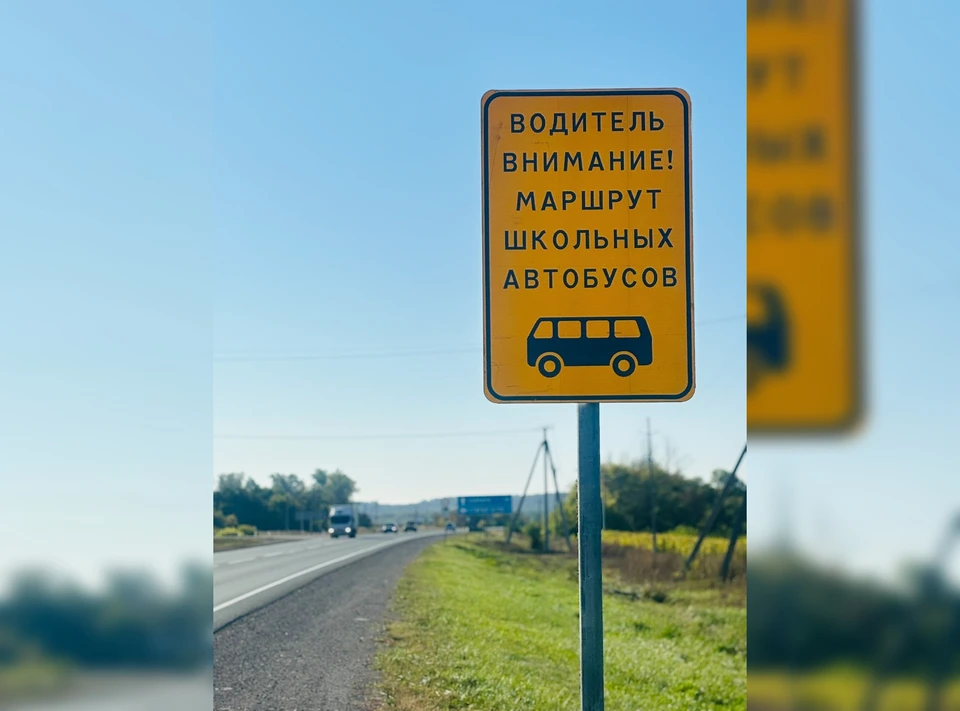 На территории Красноярского района появилось уже 20 информационных щитов. Фото: Госавтоинспекция Самарской области