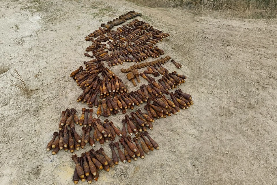 Боеприпасы вывезли в карьер и уничтожили Фото: пресс-служа ГУ Росгвардии по Краснодарскому краю