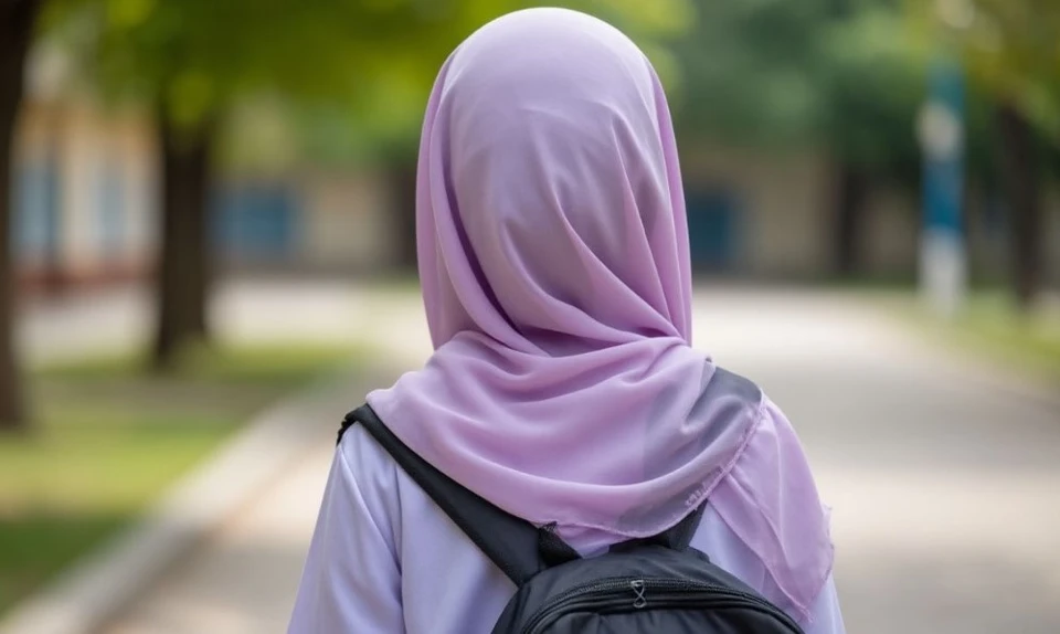 В сельской школе девочки стали приходить на занятия в хиджабах.