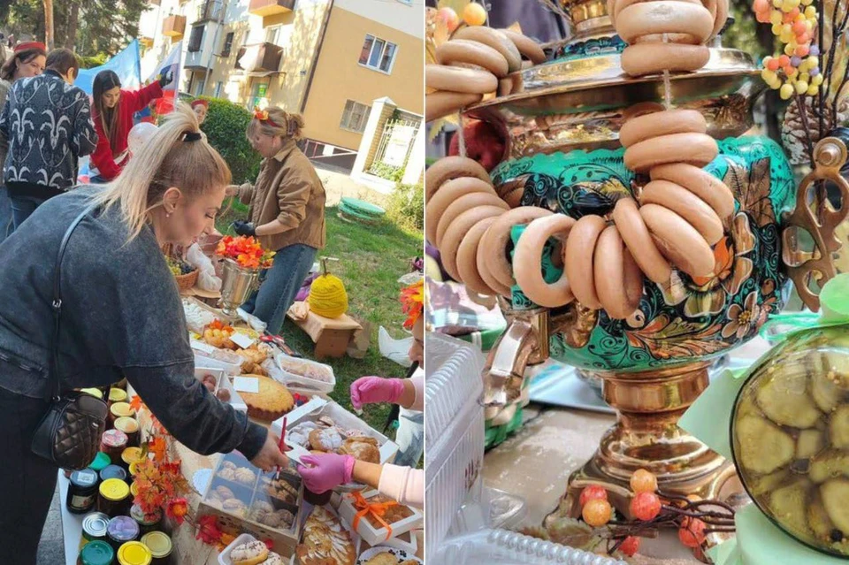 В Кисловодске проводят благотворительные ярмарки в поддержку бойцов СВО. Фото: администрация Кисловодска