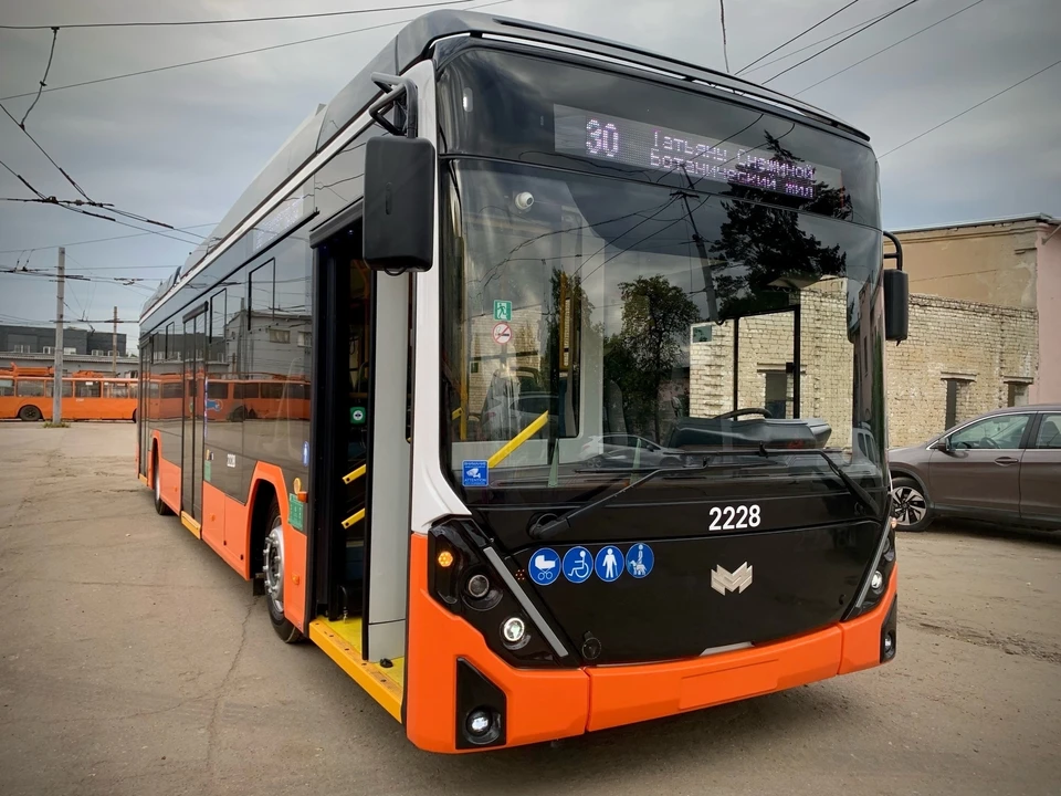 В Нижний Новгород поступили новые троллейбусы БКМ 32100D «Ольгерд». Фото: ЦРТС