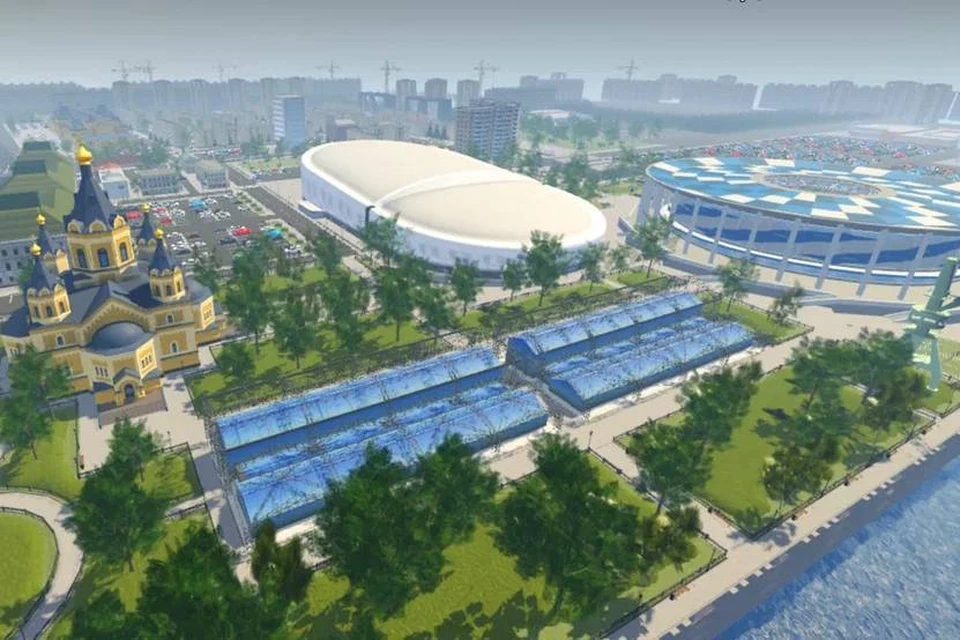 Нижний Новгород появился в Roblox. Фото: Тг-канал Олега Берковича.