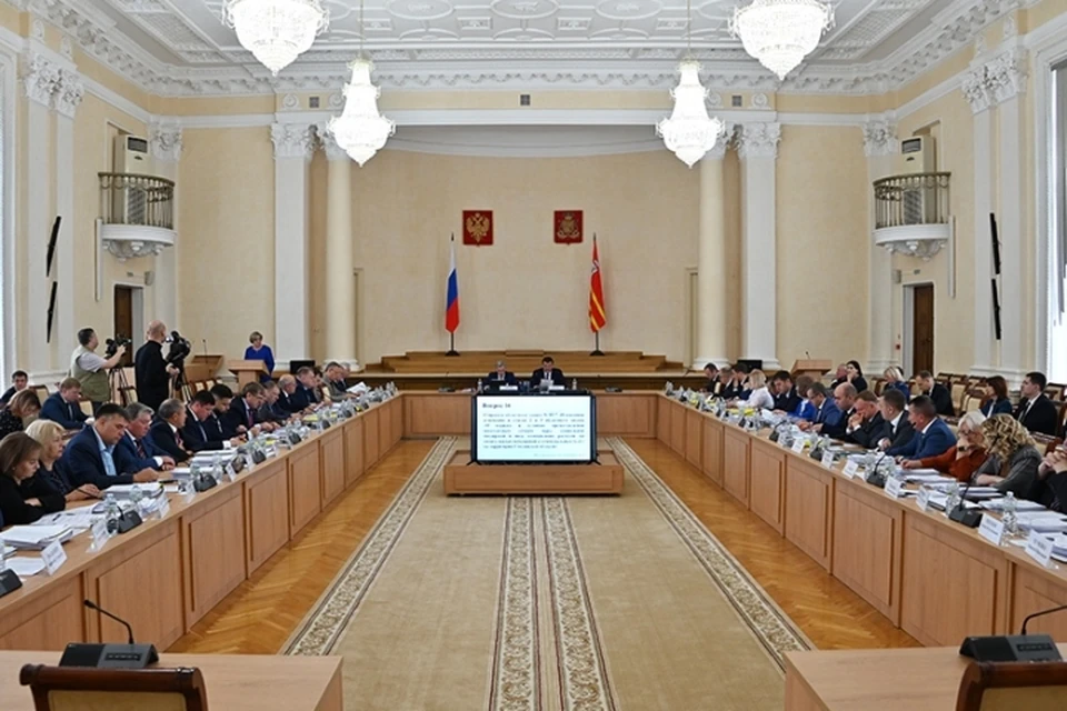 20-е заседание Смоленской областной Думы. Фото: пресс-служба Смоленской областной Думы.