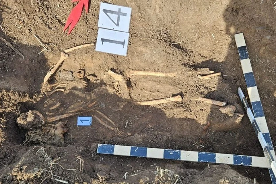 Боец лежал в воронке от взрыва. Фото: Кирилл Синдерович