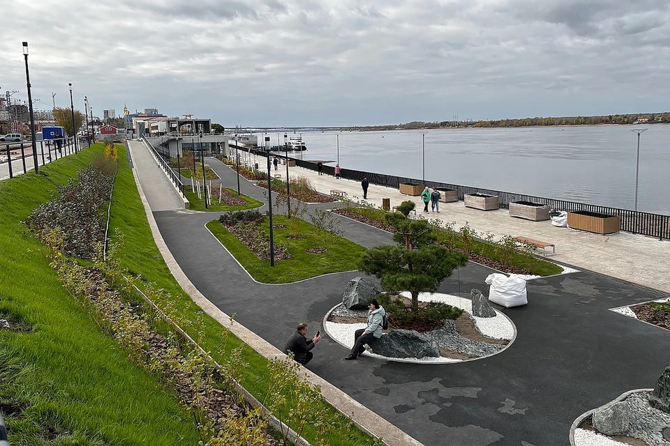 Новая набережная в Перми