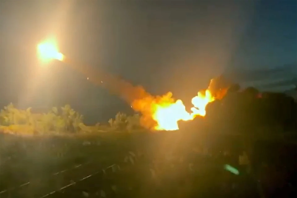 Термобарическими снарядами наши воины полностью уничтожили укреплённый опорный пункт ВСУ