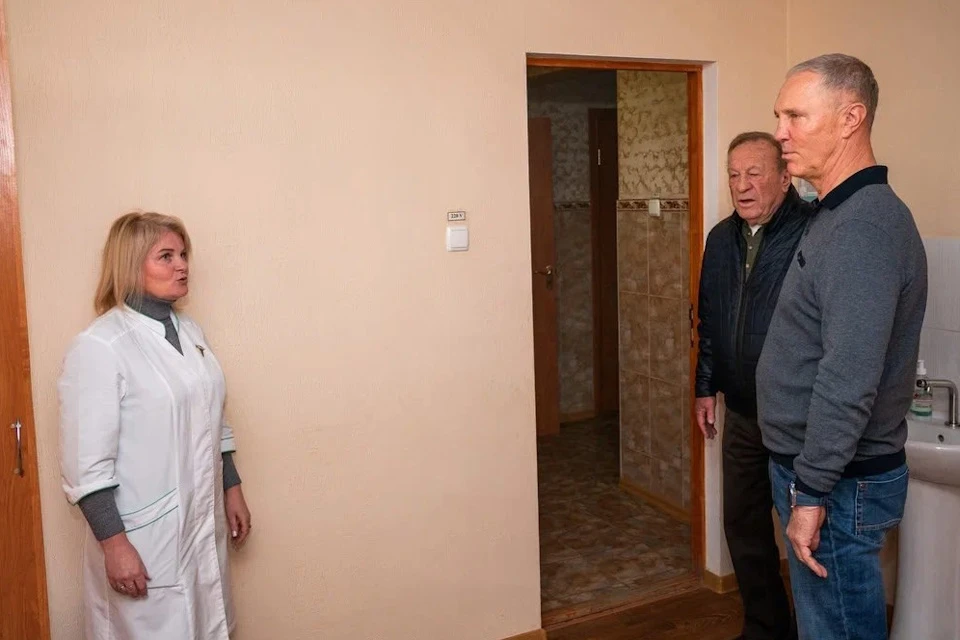 Губернатор проинспектировал работу амбулатории Фото: ТГ-канал Владимира Сальдо