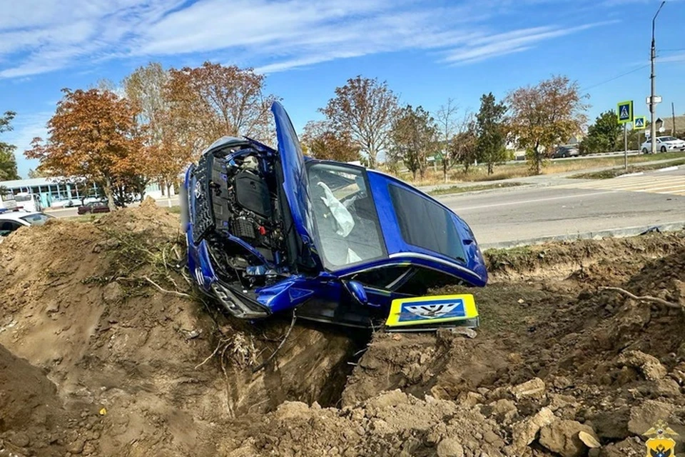 Авария с тремя ранеными произошла в Скадовске. Фото: ГУ МВД России по ХО