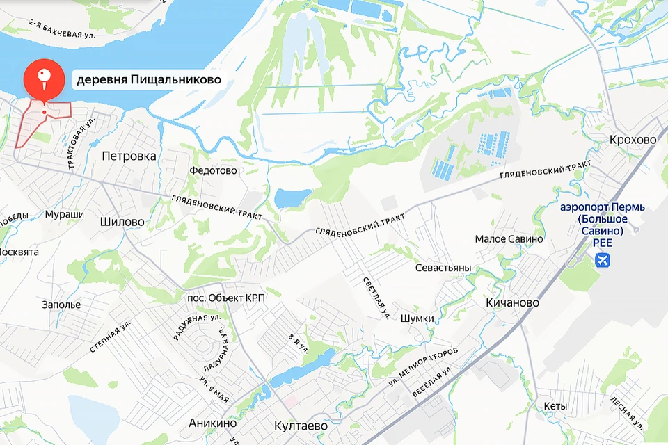 Фрагмент сервиса «Яндекс Карты»