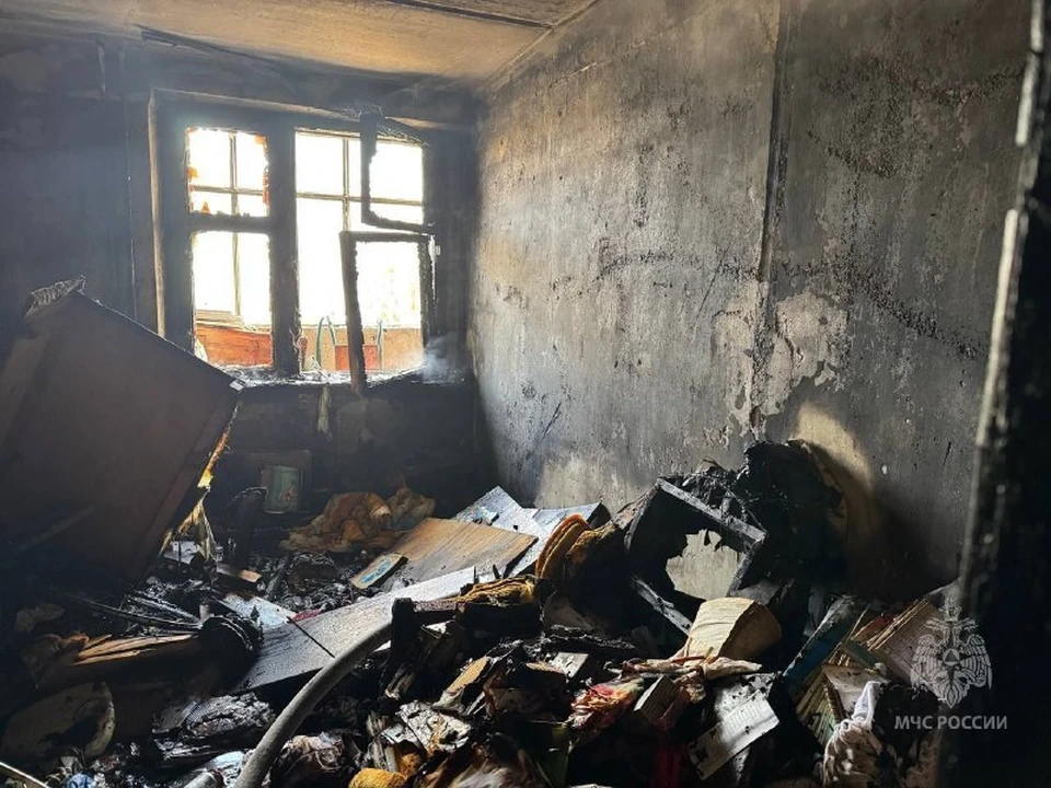 Пенсионерка не смогла сама потушить огонь.