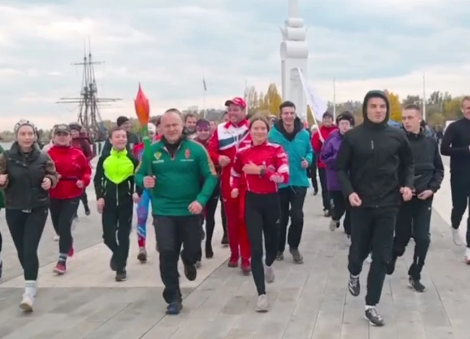 Скриншот видео из телеграм-канала регионального Минспорта.