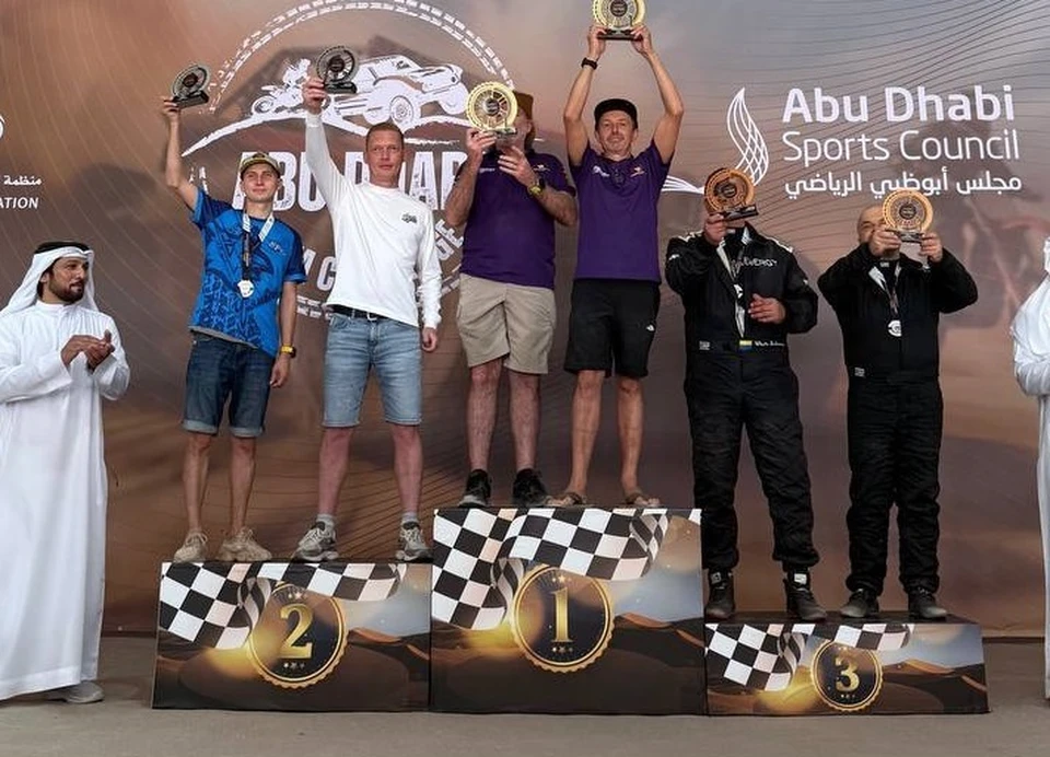 Ульяновец стал участником гоночного сезона в ОАЭ. Фото: ТГ-канал минспорта УО