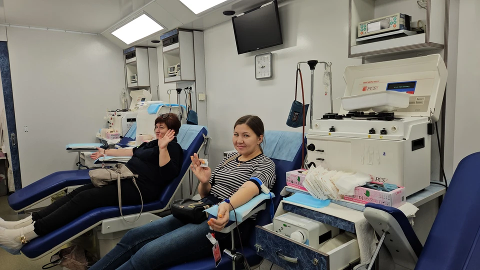 Энергетики сдали кровь в помощь нуждающимся детям и взрослым. Фото: Р.Басырова/пресс-служба Эн+ Тепло Волга