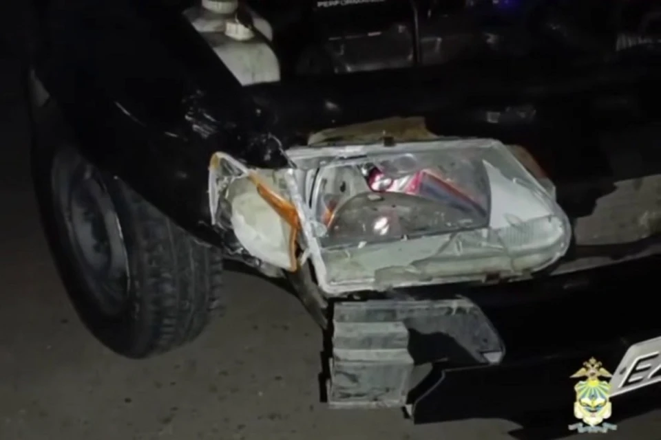 По передним колесам машины с подростками пришлось стрелять. Фото: МВД Ингушетии.