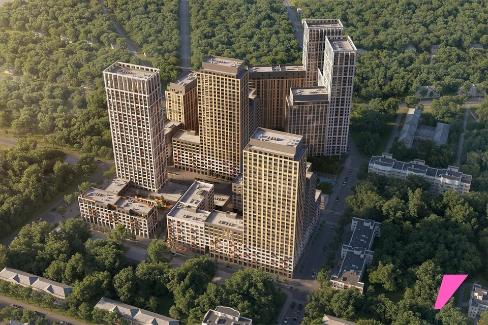 Новый квартал от компании «Практика» на юге Екатеринбурга будет очень зеленым. Фото: пресс-служба компании «Практика»