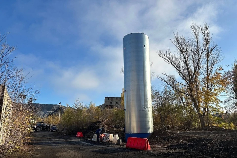 В Червоногвардейском районе Макеевки запустили водонапорную башню. Фото: Администрация городского округа Макеевка