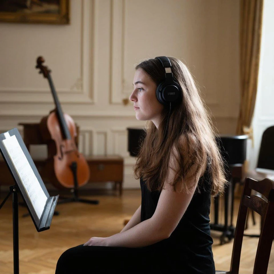 За последний год число поклонников классической музыки в Нижегородской области выросло на треть. ФОТО: ИИ по заказу МТС.