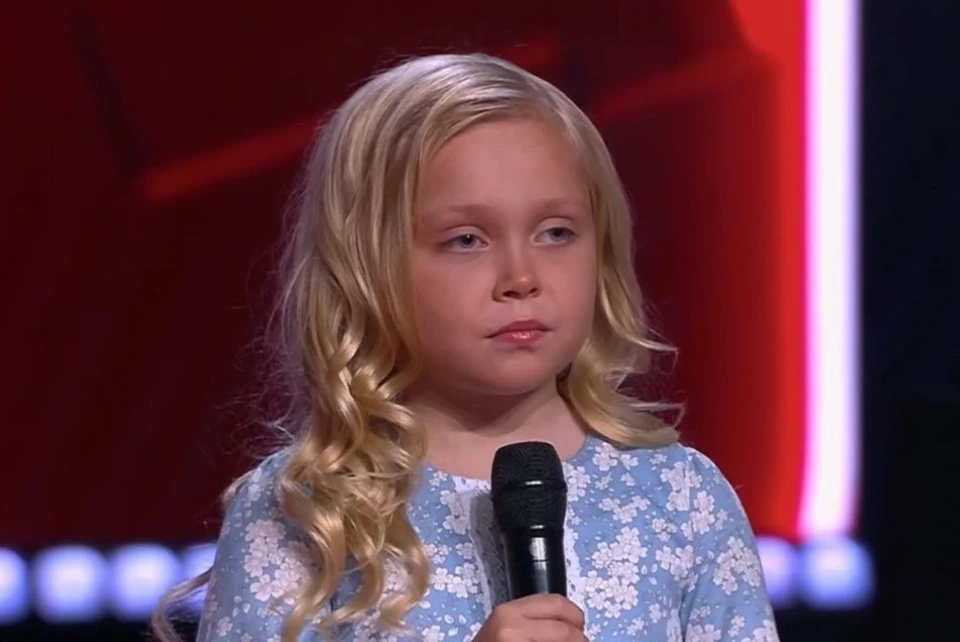 Девочка выбыла на третьем этапе. Фото: стоп-кадр «Первого канала»