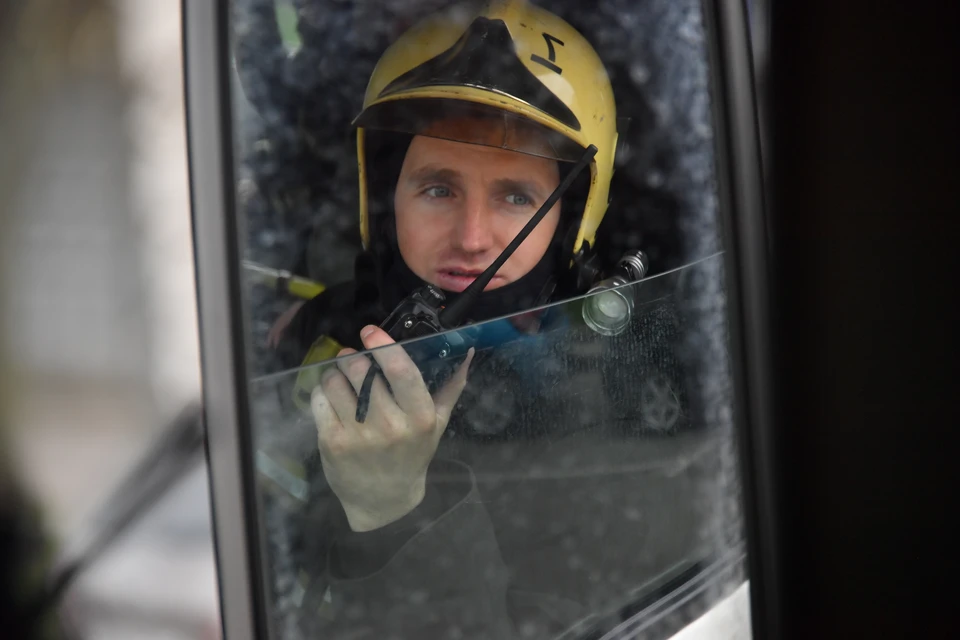 На месте от МЧС работали 29 человек, использовалось девять единиц техники