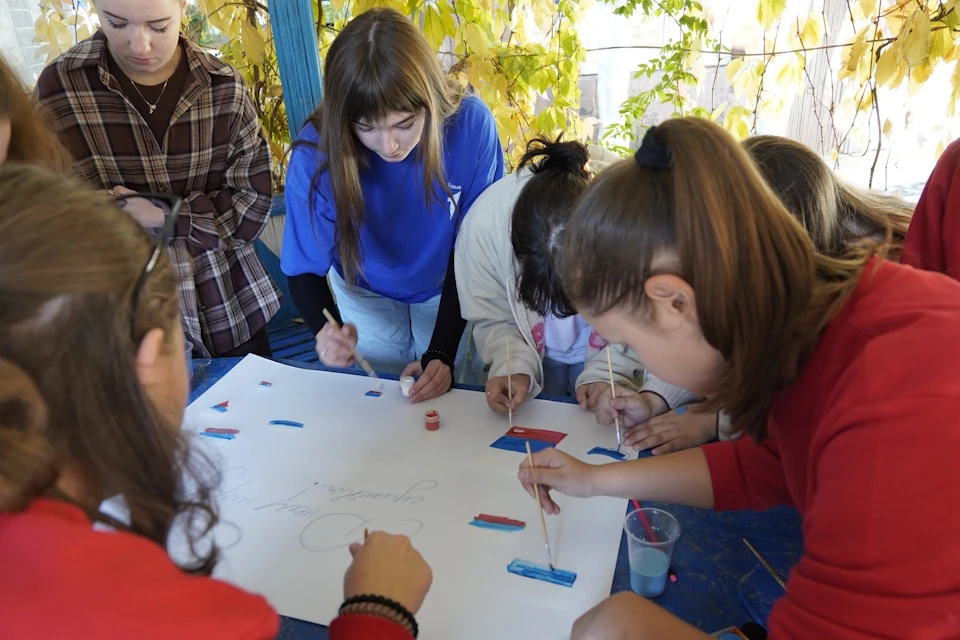 Тематическая смена в «Олимпе» собрала 150 активистов Движения Первых Херсонщины Фото: Движение Первых ХО