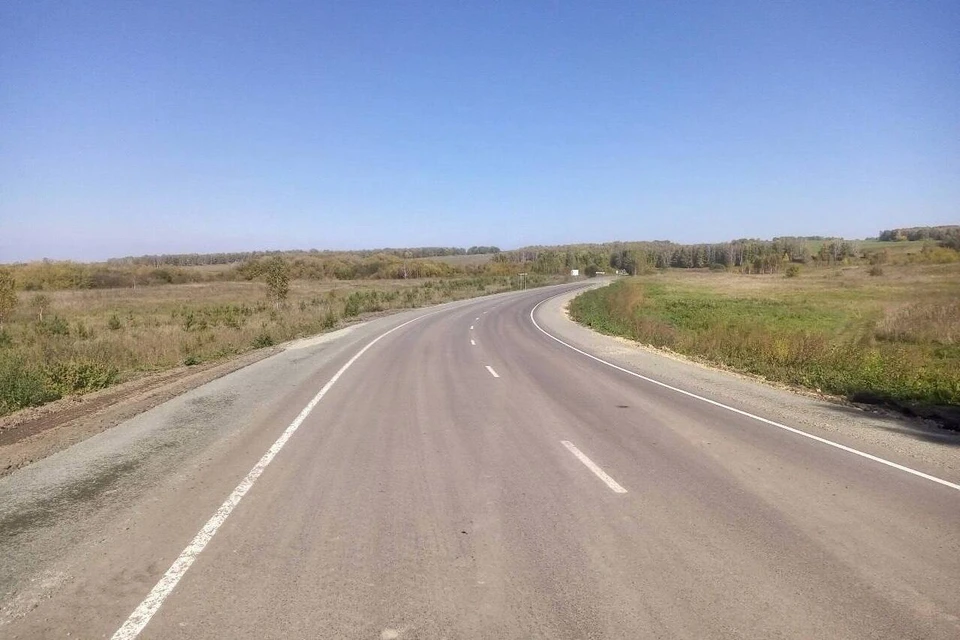 Одно из отремонтированных дорог