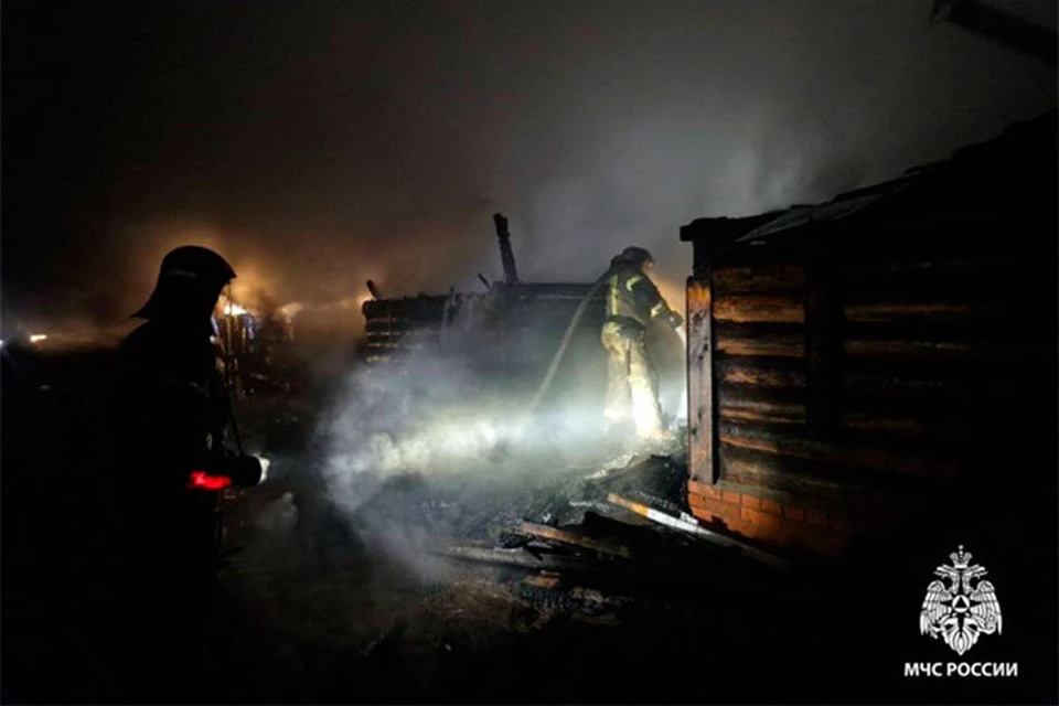 Самовольные постройки сгорели в Удмуртии