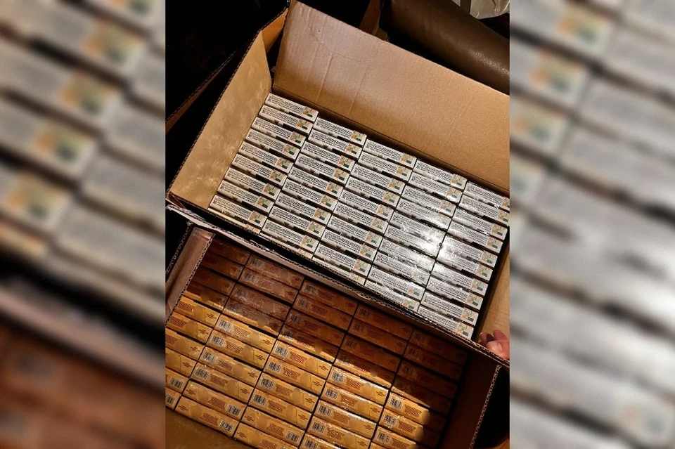 Местный житель незаконно закупил и хранил табачную продукцию в особо крупном размере для дальнейшей продажи знакомым. Фото: УМВД России по Кировской области