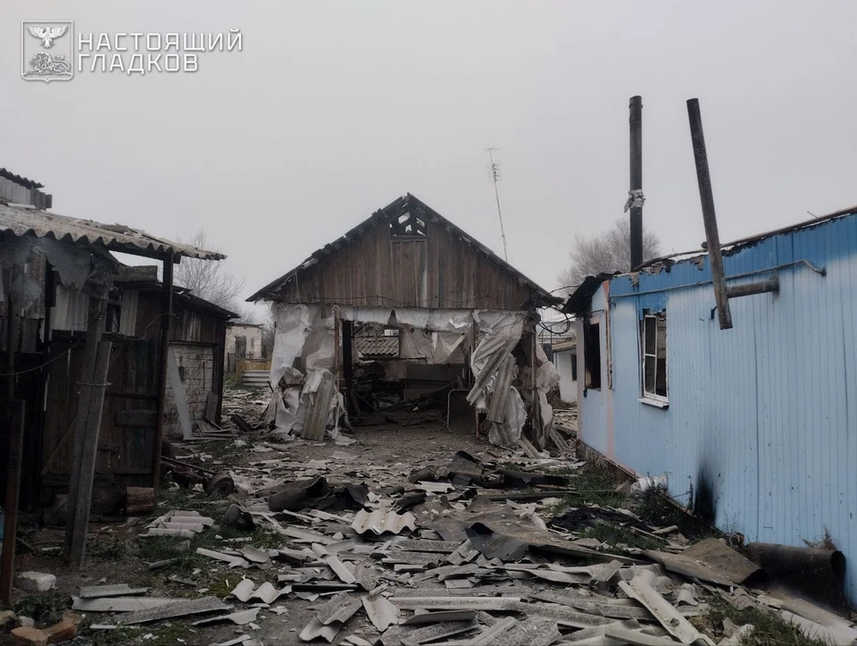 Из-за сброса взрывного устройства с БПЛА сгорела летняя кухня