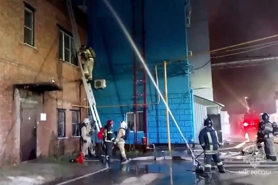 По предварительным данным, во время пожара никто не пострадал. Фото: МЧС по Ростовской области.