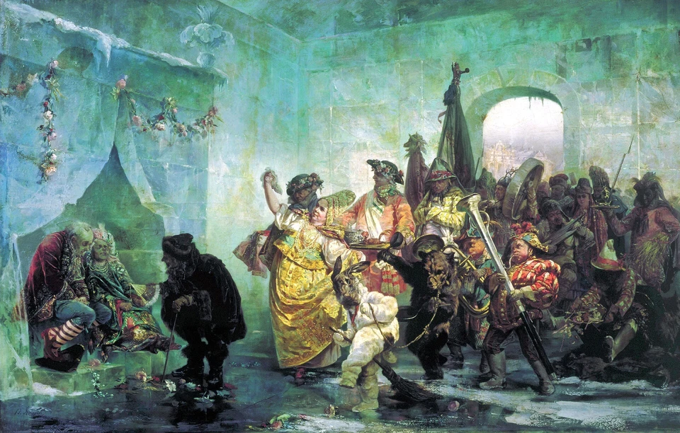 Художник Валерий Якоби. «Ледяной дом», 1878 г
