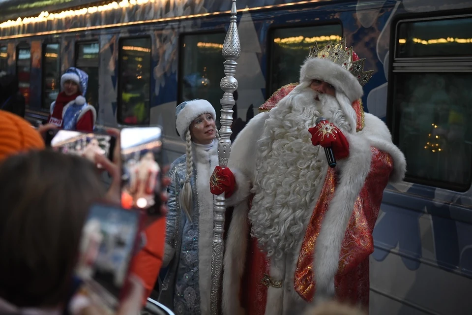 Поезд Деда Мороза 2025 в Иркутске простоит 9 часов