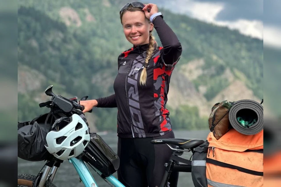 Ксения Дементьева проехала тысячи километров от Урала до Дальнего Востока. Фото: Telegram-канал Ксении "Еду к себе и немного дальше"