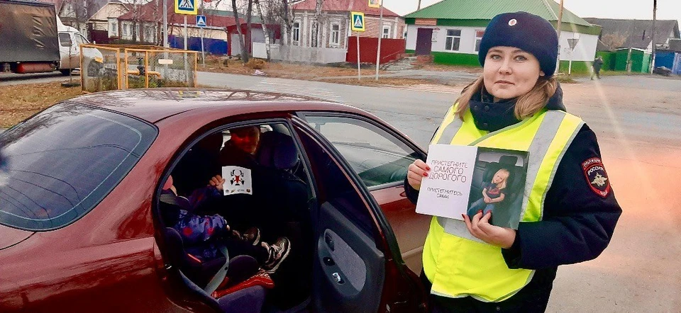 Свыше 1000 ульяновских водителей оштрафовали за нарушение правил перевозки детей. ФОТО: Госавтоинспекция УО