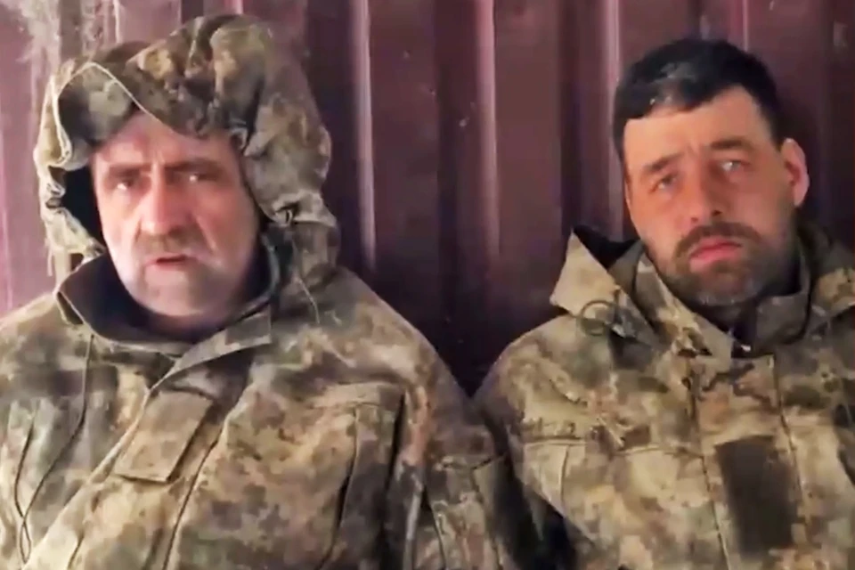 Украинские боевики, взятые в плен военнослужащими группировки «Запад»