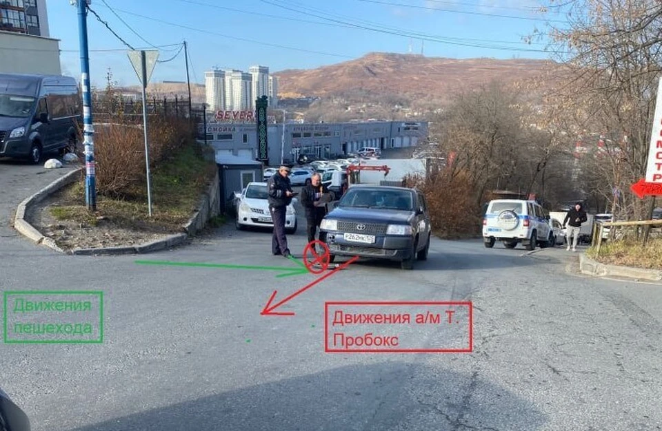 Мальчик переходил дорогу по нерегулируемому перекрестку. Фото: https://t.me/prim_police