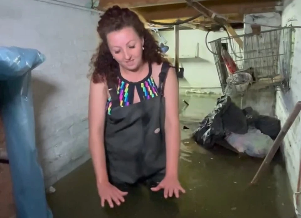 Беловчанка Любовь в подвале своего дома.