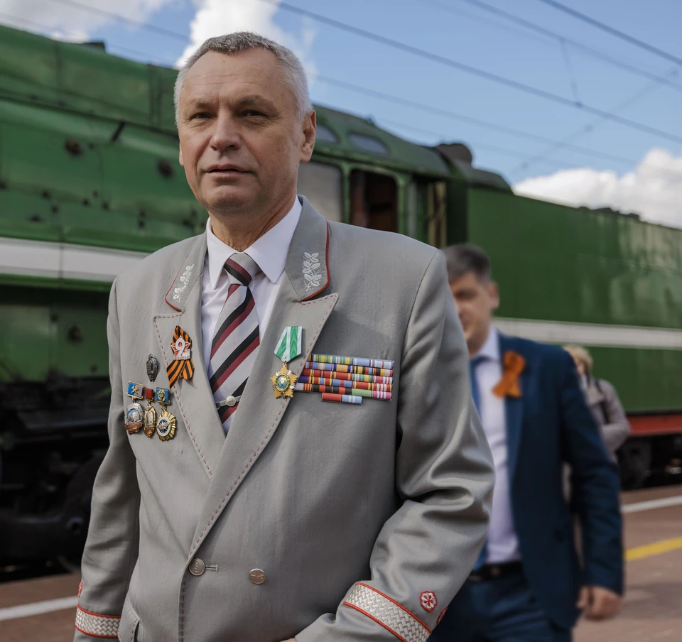 Александр Потапенко - один из инициаторов ежегодной военно-патриотической акции «Поезд Памяти». В этом году мероприятие прошло в 15-й раз.