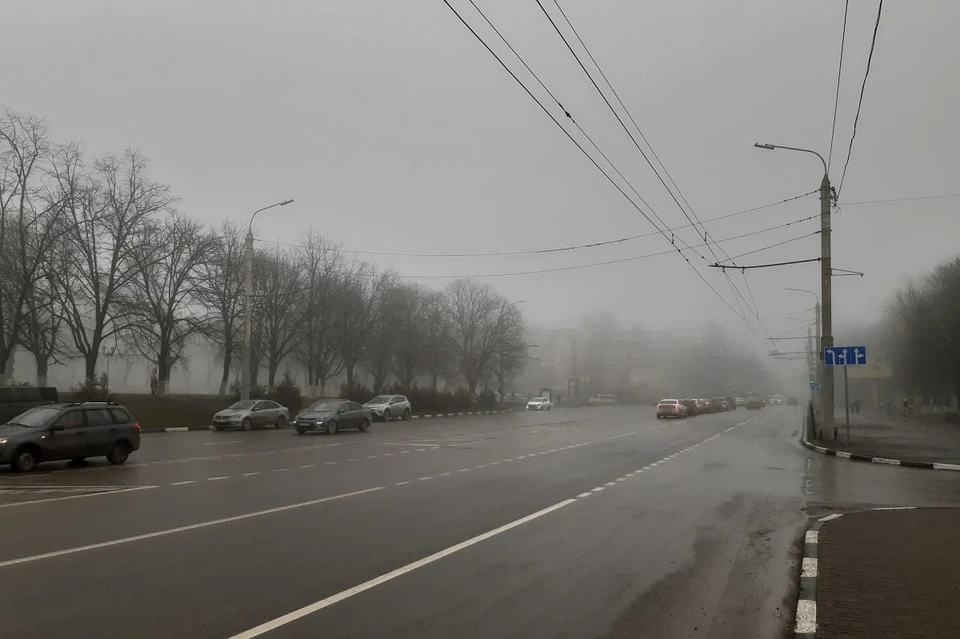 На дорогах возможен туман.