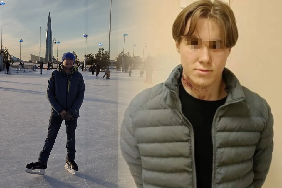 Убитый отец и сын после задержания. Фото: Соцсети / источник КП-Челябинск