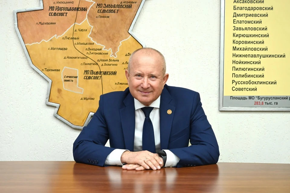 Анатолий Полькин руководит районом с 2015 года. Фото: ТГ-канал Анатолия Полькина