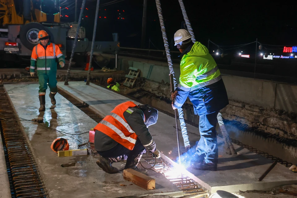 Ремонт Мызинского путепровода могут завершить раньше срока.