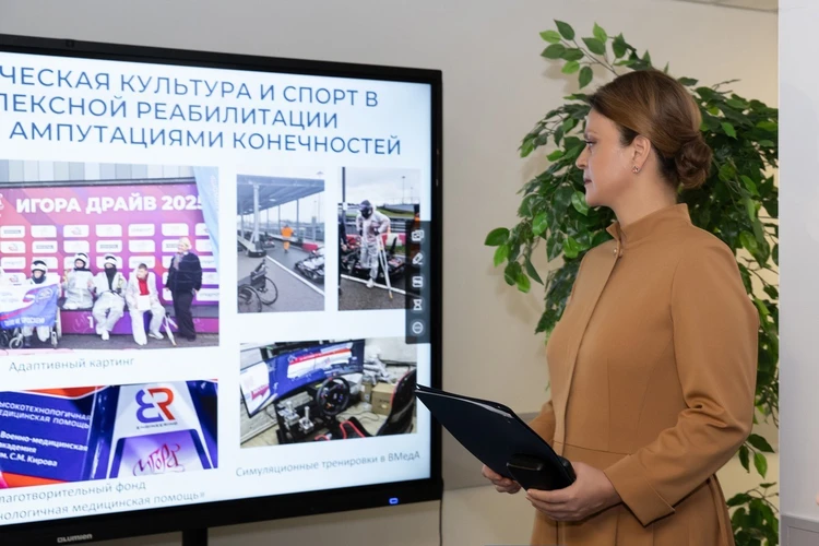 Анна Цивилева проверила работу Единого центра протезирования в Санкт-Петербурге