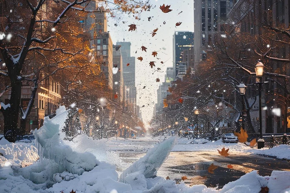 Теплый воздух не пускает зиму в Оренбургскую область. Фото: GigaChat