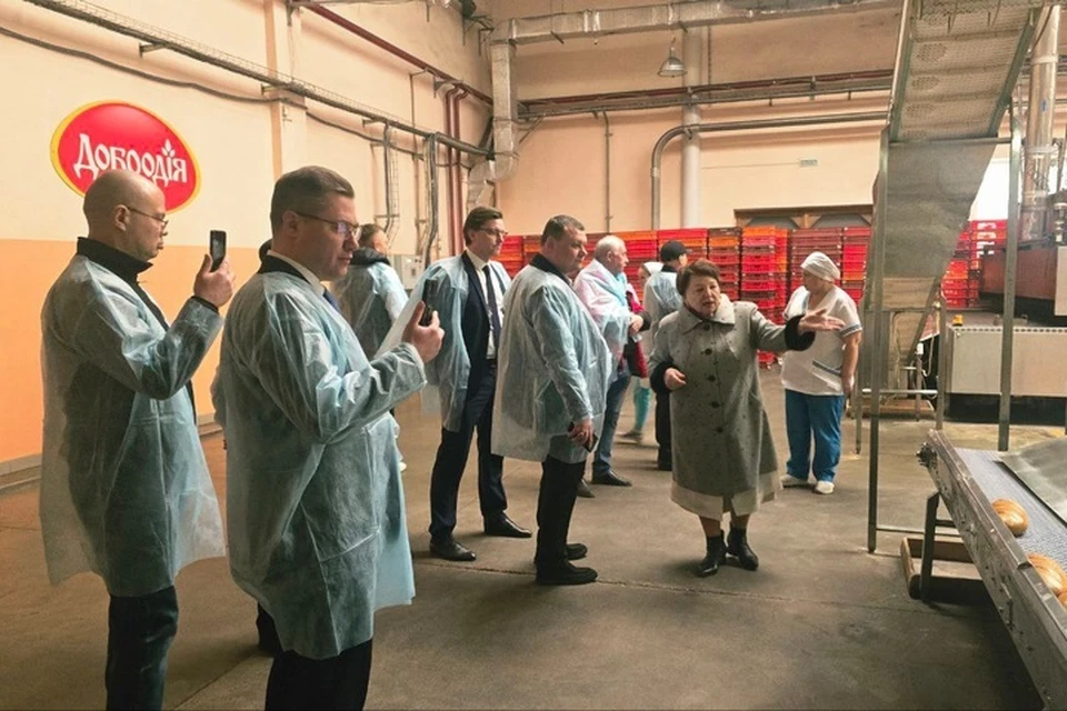 Делегация из Беларуси посетила Луганский «Хлебозавод». ФОТО: Министерство сельского хозяйства и продовольствия ЛНР
